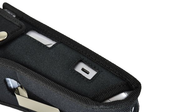 Funda PAX A920 SmartPOS detalle lateral izquierdo