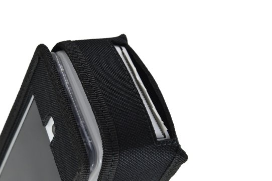 Funda PAX A920 SmartPOS detalle ranura banda magnetica