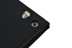 Funda iPad industrial detalle orificios camara trasera