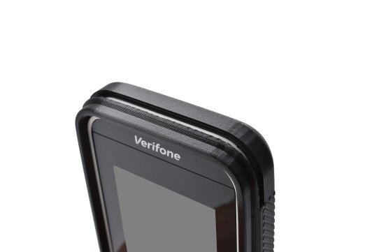 Funda Verifone E285 TPU detalles ranura superior