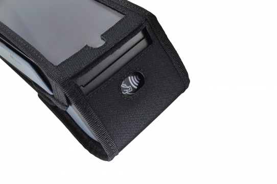 Funda Verifone X990 detalle ranura impresora